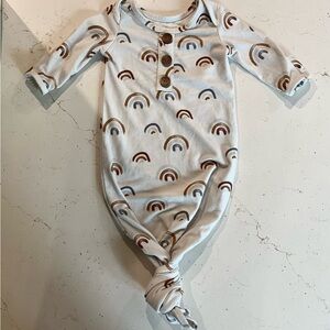 Caden Lane Rainbow Baby Knotted Gown